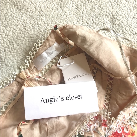 ZIMMERMANN Laelia Diamond Frill  Bralette + Skirt - Picture 11 of 13